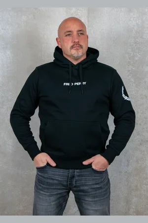Fred Perry Double branded hooded sweatshirt