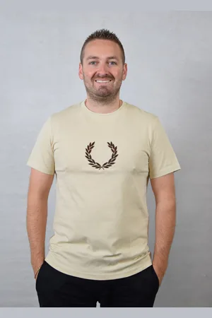 Fred Perry Textured laurel wreath t-shirt
