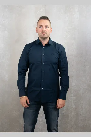 Lyle & Scott Tonal eagle easy care poplin shirt