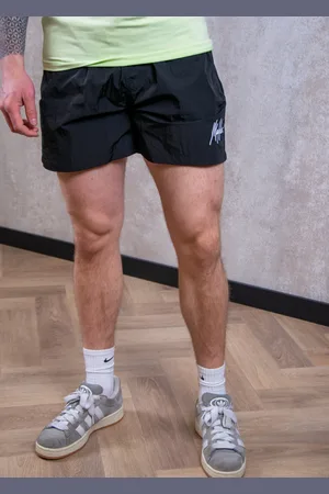 Malelions Crinkle nylon swim shorts