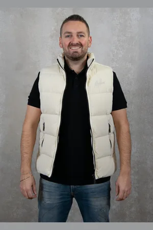 Malelions Matt crinkle padded vest