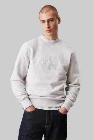 Calvin Klein Chenille monologo crew neck