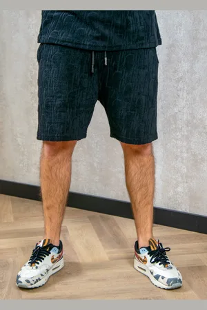 Malelions Monogram towelling shorts