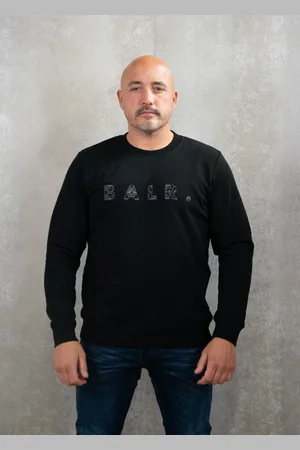 BALR. . monogram embro regular fit crewneck