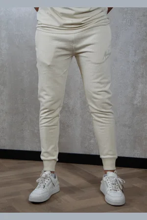 Malelions Striped signature sweatpants