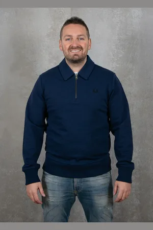 Fred Perry Zip neck collar sweatshirt