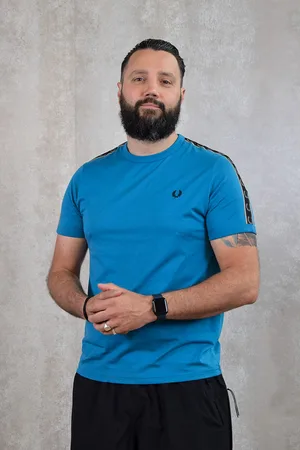 Fred Perry Contrast tape ringer t-shirt