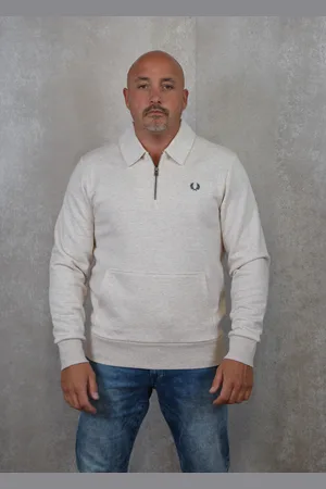 Fred Perry Halfzip fleece back sweatshirt