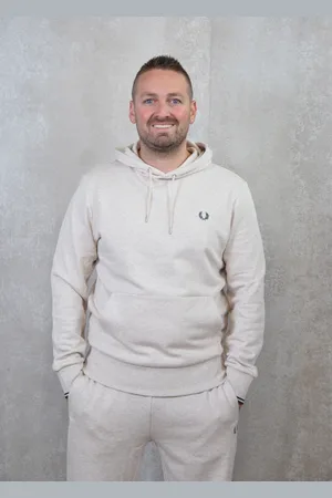 Fred Perry Tipped hooded sweatshirt