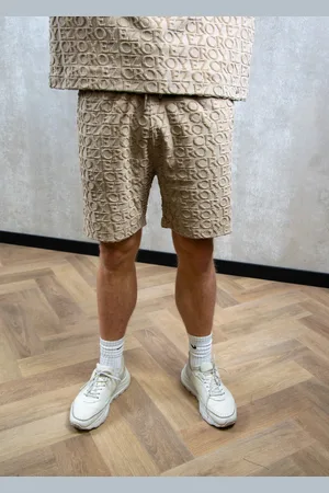 croyez homme Monogram towelling shorts