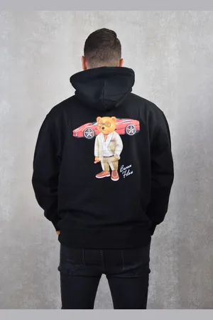 baron filou Xcii oversized backprint hoodie chenille