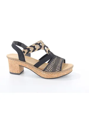 Rieker 638c7-00 dames sandalen