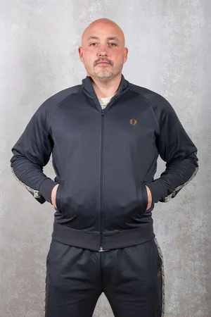 Fred Perry Contrast tape track jacket