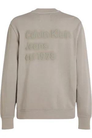 Calvin Klein Washed puff print crew neck