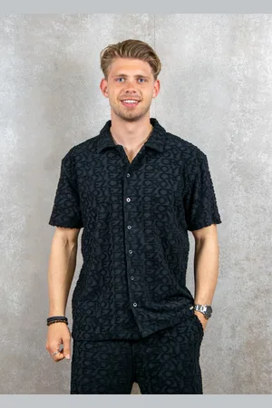 croyez homme Monogram towelling shirt
