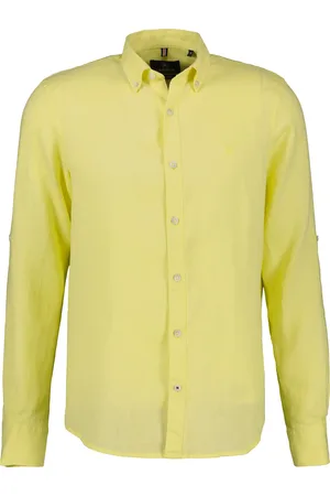 Lerros Heren overhemd 2541111 532 faded yellow