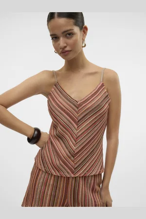 VERO MODA Vmdemi stripe singlet top jrs ga vo