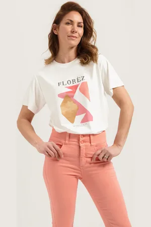Florèz Cr0130 102 daisy t-shirt white