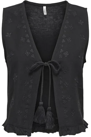 ONLY Onljakiri linen s/l emb vest ptm 15346503