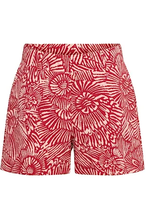 &Co Woman &co women short posie flower stone red multi