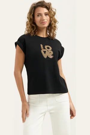 Florèz Cr0117 263 sammy t-shirt black sand