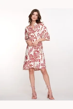 Geisha 57330-20 718 dress ecru/burgundy