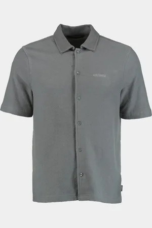Airforce Casual hemd lange mouw woven short sleeve shirt gem1106-ss25/849