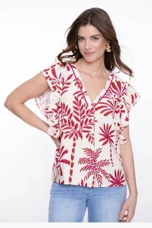 Geisha 53442-20 718 top ecru/burgundy