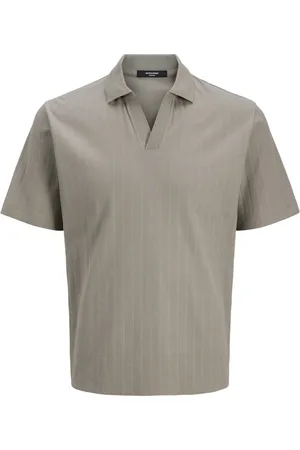 JACK & JONES Jprsummer design rib polo ss ss25 12285717 dried sage