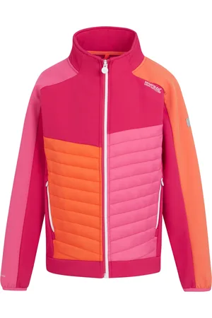 Regatta Childrens/kids brynden gewatteerde full zip soft shell jas
