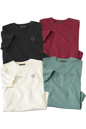 Atlas For Men Heren adelaar t-shirt (pak van 4)