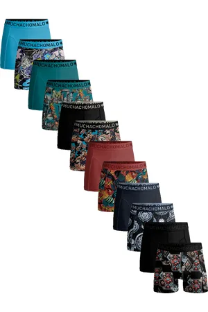 Muchachomalo Heren 12-pack boxershorts print/effen