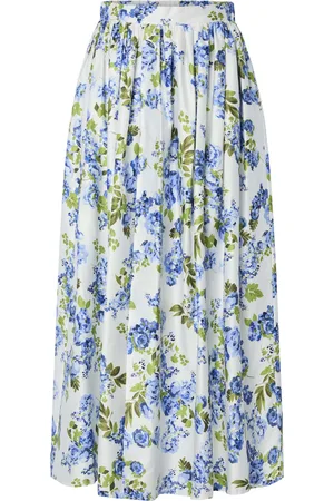 Y.A.S Yassienna hw maxi skirt d2d ecru/sienna print