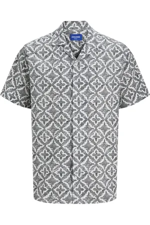 JACK & JONES Jorseersucker aop shirt ss dessin