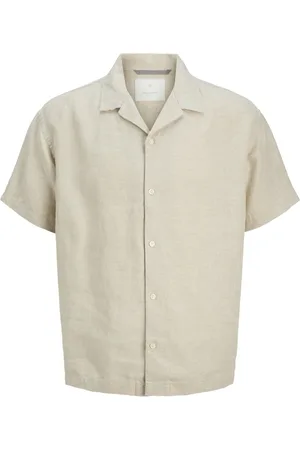 JACK & JONES Jprcclawrence linen resort ss shir zand