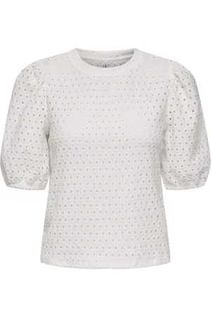 ONLY Onlelisa ss o-neck top box jrs off-white