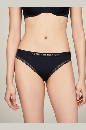 Tommy Hilfiger Kanten slip met ton-sur-ton logo