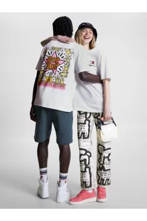 Tommy Hilfiger Heren Ringen - Tommy x Keith Haring uniseks relaxed T-shirt
