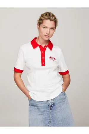 Beige discount polo dames