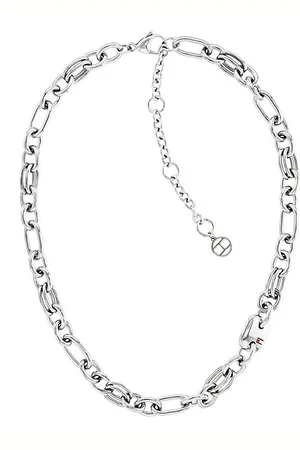 Tommy Hilfiger Roestvrijstalen ketting met contrasterende schakels