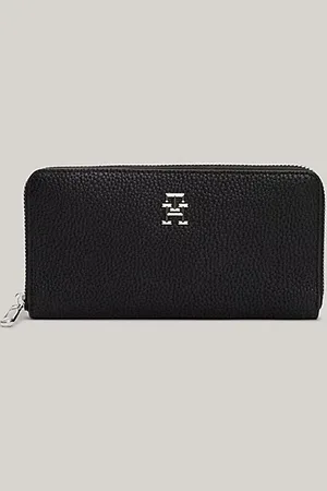 Tommy Hilfiger Grote zip-around portemonnee met TH-embleem