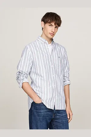 Tommy Hilfiger Regular Oxford-overhemd met gemengde strepen