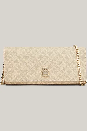 Tommy Hilfiger TH Monoplay clutch met flap en ketting