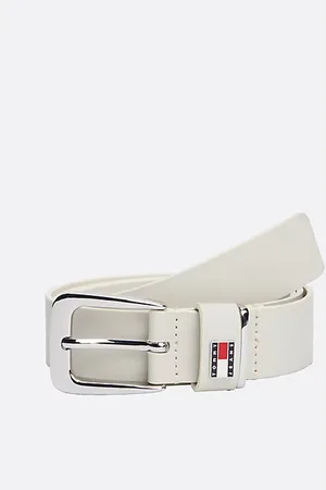Tommy Hilfiger Riem van leer met metalen Tommy-badge