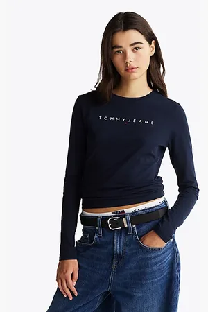 Tommy Hilfiger Slim fit longsleeve T-shirt met logo