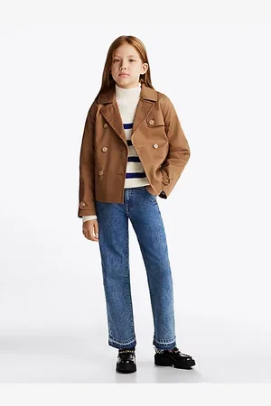 Tommy Hilfiger Girlfriend straight jeans met onafgewerkte zoom