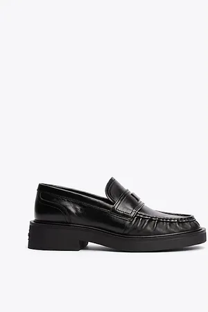 Tommy Hilfiger Leren loafer met chunky zool