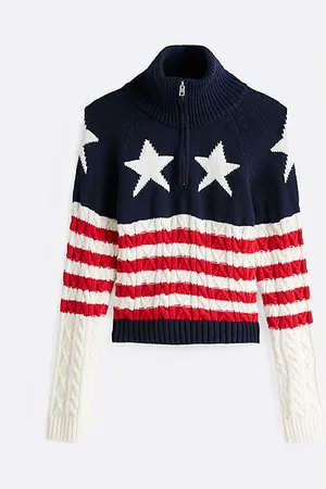 Tommy Hilfiger Trui met wol en sterren