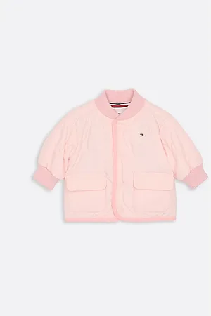 Tommy Hilfiger Doorgestikt jack met baseballkraag