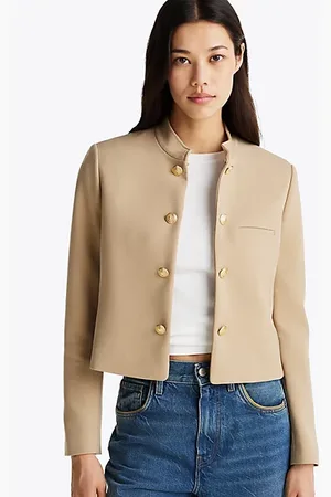 Tommy Hilfiger Slim fit blazer met opstaande kraag